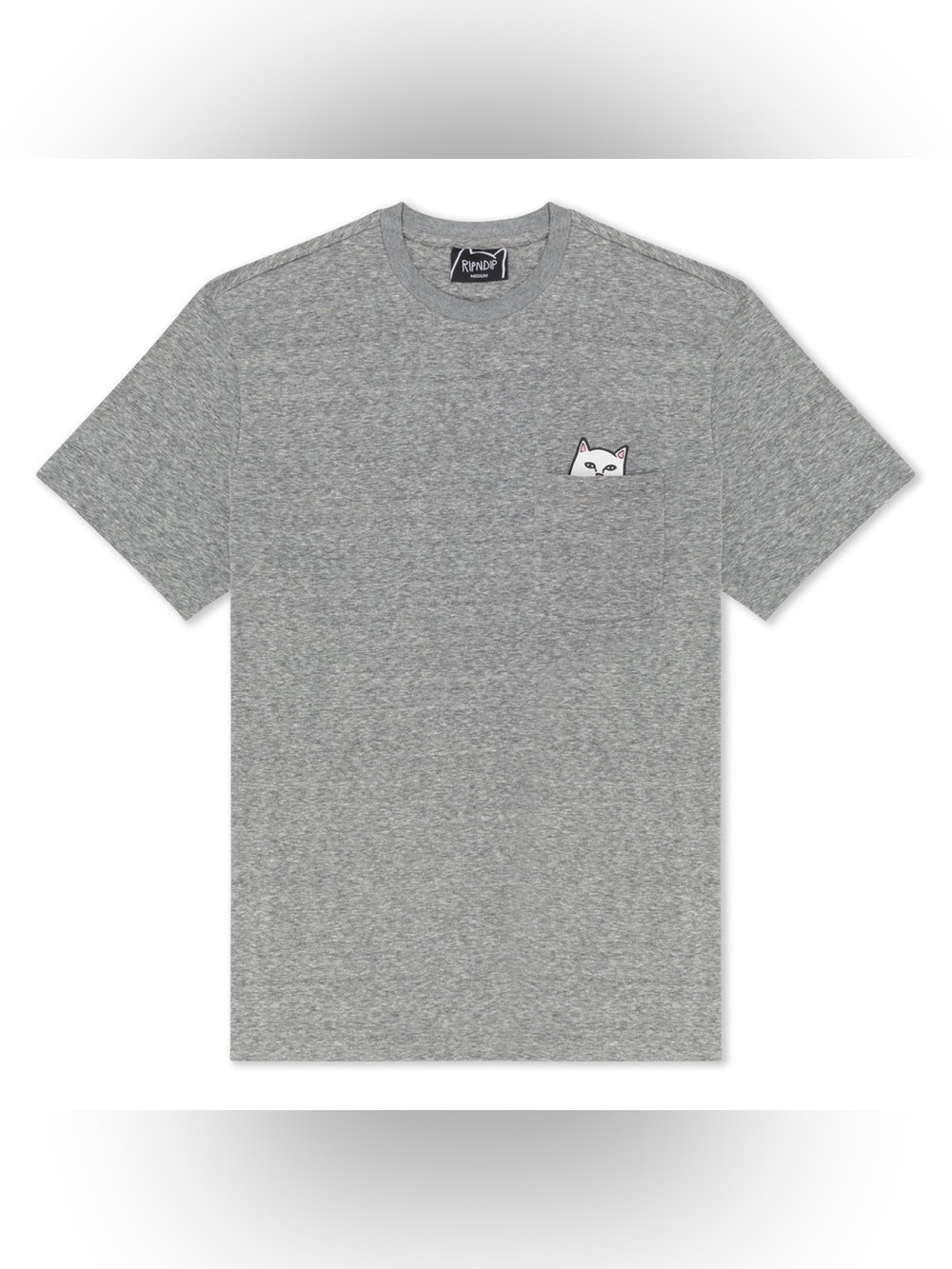 RIPNDIP LORD NERMAL S/S POCKET TEE (HEATHER GREY) Women’s SIZE: Small
